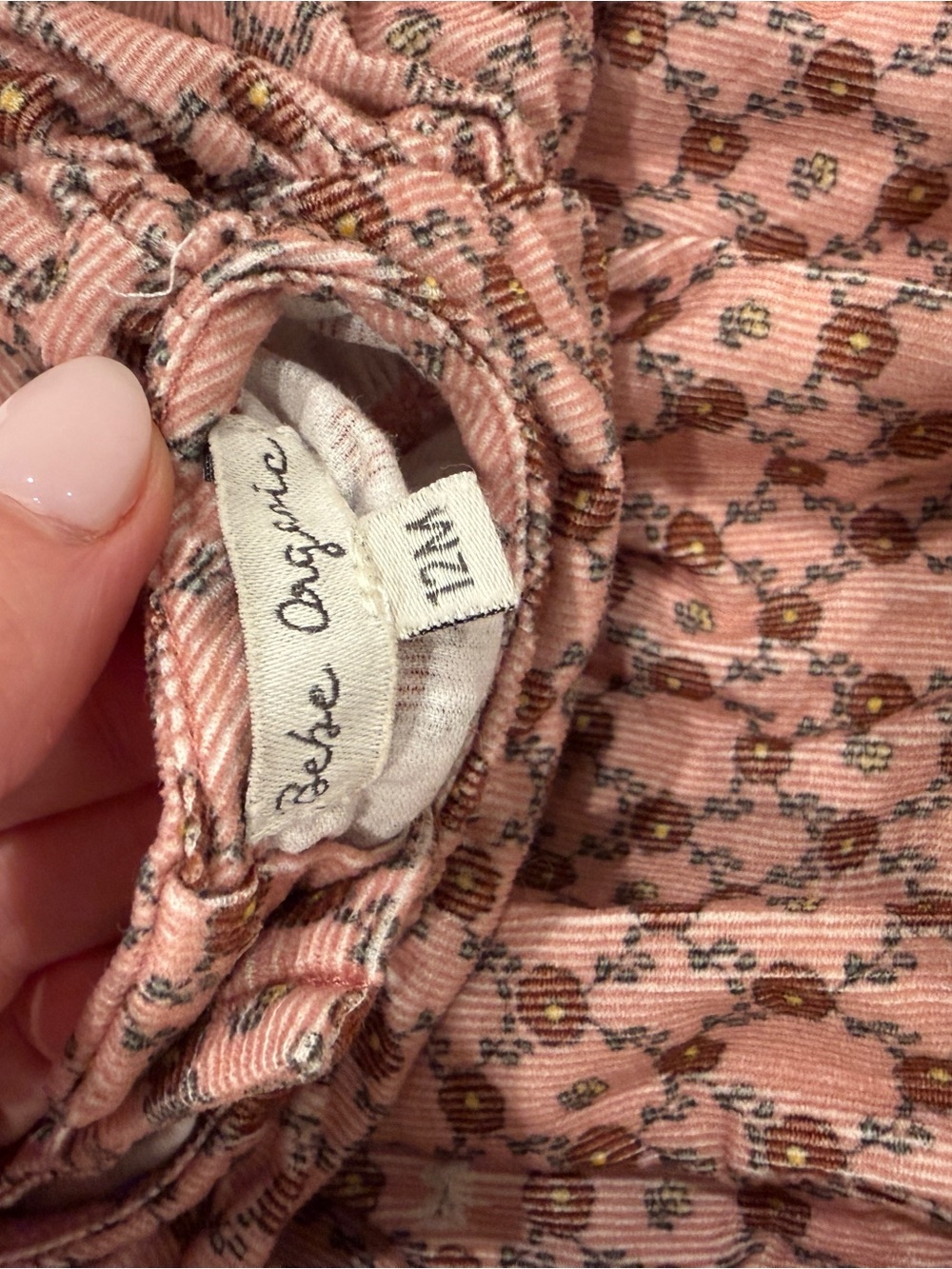 Bebe Organic - beloved Matilda romper - sz 12 m - Picture 3 of 3